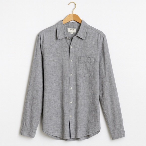 Carbon2Cobalt Men’s Long Sleeve Gray Button Up Shirt Size Large - Picture 1 of 7